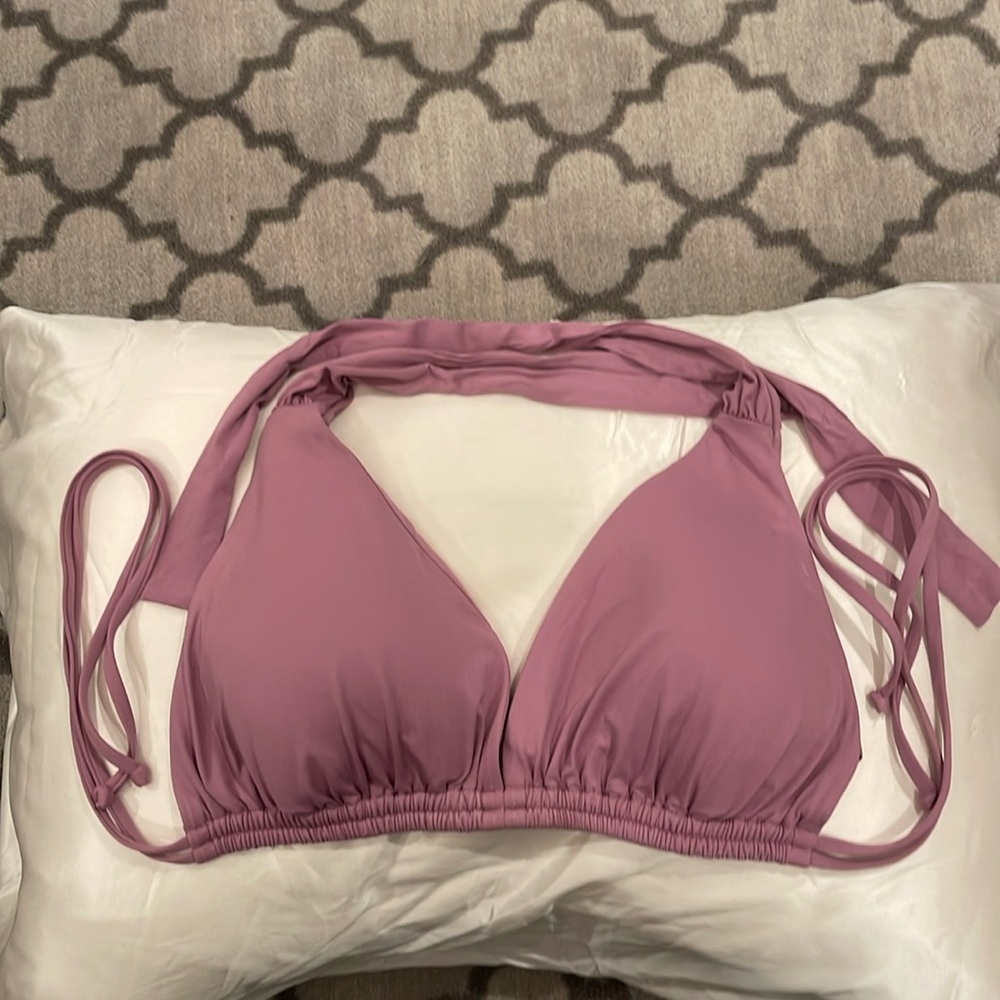 Becca by Rebecca Virtue triangle bikini top.